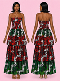 Tube Ankara maxi dress