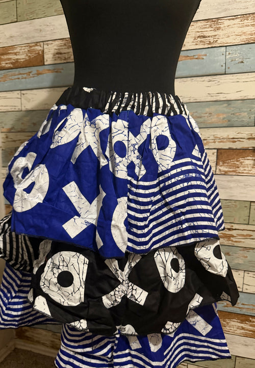 Multi XOXO Ankara skirt